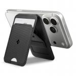 Suport universal card pentru telefon Spigen Slim Fold Tripod, Phone Stand, MagSafe, Negru 5 - lerato.ro