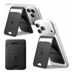 Suport universal card pentru telefon Spigen Slim Fold Stand, MagSafe, Negru 3 - lerato.ro