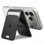 Suport universal card pentru telefon Spigen Slim Fold Stand, MagSafe, Negru 12 - lerato.ro