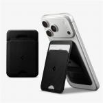 Suport universal card pentru telefon Spigen Slim Fold Stand, MagSafe, Negru 10 - lerato.ro