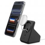 Stand birou Spigen MagSafe compatibil cu Incarcatorul Wireless Apple, Negru 8 - lerato.ro