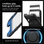Suport universal card pentru telefon Spigen Tough Armor Pro Wallet cu MagSafe, Negru 18 - lerato.ro