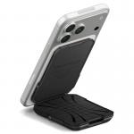 Suport universal card pentru telefon Spigen Tough Armor Pro Wallet cu MagSafe, Negru 4 - lerato.ro