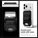 Suport universal card pentru telefon Spigen Tough Armor Pro Wallet cu MagSafe, Negru 9 - lerato.ro