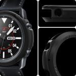 Curea Spigen Liquid Air compatibila cu Samsung Galaxy Watch 3 41mm, Negru 11 - lerato.ro