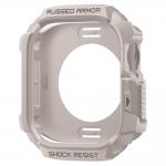 Carcasa Spigen Rugged Armor compatibila cu Apple Watch 10 / 11, 42mm, Bej 11 - lerato.ro