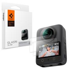 Camere video/foto si accesorii, Set 2 folii protectie display Spigen Glass tR Slim pentru camera sport DJI Osmo 360, Transparent, lerato.ro