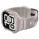 Curea Spigen Rugged Armor Pro compatibila cu Apple Watch 10 / 11, 42mm, Bej 11 - lerato.ro