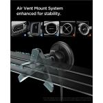 Suport auto Spigen EV15MAQ Essential Qi2, Air Vent Mount, Compatibil MagSafe, Incarcare wireless 15W, Rotire 360 grade, Cablu USB-C 1.5m inclus, Negru 5 - lerato.ro
