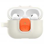 Carcasa Spigen Nano Pop compatibila cu Apple AirPods Pro 3, Portocaliu / Bej 2 - lerato.ro