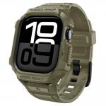 Curea Spigen Rugged Armor Pro V2 compatibila cu Apple Watch 10 / 11, 46mm, Khaki 2 - lerato.ro