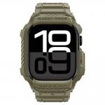 Curea Spigen Rugged Armor Pro V2 compatibila cu Apple Watch 10 / 11, 46mm, Khaki 3 - lerato.ro