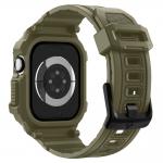 Curea Spigen Rugged Armor Pro V2 compatibila cu Apple Watch 10 / 11, 46mm, Khaki 4 - lerato.ro