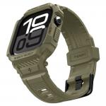 Curea Spigen Rugged Armor Pro V2 compatibila cu Apple Watch 10 / 11, 46mm, Khaki 8 - lerato.ro