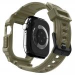 Curea Spigen Rugged Armor Pro V2 compatibila cu Apple Watch 10 / 11, 46mm, Khaki 9 - lerato.ro