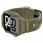Curea Spigen Rugged Armor Pro V2 compatibila cu Apple Watch 10 / 11, 46mm, Khaki 11 - lerato.ro