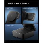 Incarcator Wireless 3 in 1 Spigen Essential EF323MQ cu MagSafe, 25W, Negru 11 - lerato.ro