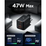 Incarcator retea Spigen Essential EE473EU, 2x USB-C, 1x USB-A, Power Delivery 47W, Negru 6 - lerato.ro