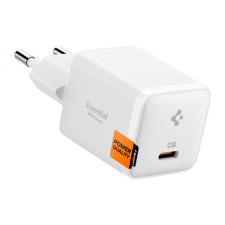 Incarcator retea Spigen Essential EE301EU, 1x USB-C, Power Delivery 30W, Alb