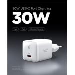 Incarcator retea Spigen Essential EE301EU, 1x USB-C, Power Delivery 30W, Alb 4 - lerato.ro