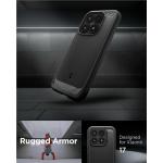 Carcasa Spigen Rugged Armor compatibila cu Xiaomi 17, Negru 15 - lerato.ro