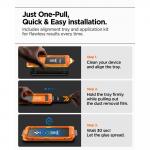 Set 3 folii sticla securizata Spigen Glas.tR AlignMaster Slim compatibile cu iPhone 17 Pro, Transparent 9 - lerato.ro