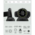 Carcasa Spigen Liquid Air V2 compatibila cu Google Pixel Watch 4, 45mm, Negru 5 - lerato.ro