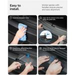 Protectie pentru bara spate Spigen Rear Bumper TG200-YJ compatibila cu Tesla Model Y Juniper, Negru 6 - lerato.ro