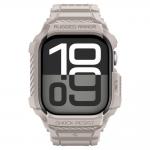 Curea Spigen Rugged Armor Pro V2 compatibila cu Apple Watch 10 / 11, 46mm, Bej 3 - lerato.ro