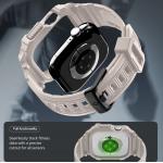 Curea Spigen Rugged Armor Pro V2 compatibila cu Apple Watch 10 / 11, 46mm, Bej 14 - lerato.ro