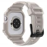 Curea Spigen Rugged Armor Pro V2 compatibila cu Apple Watch 10 / 11, 46mm, Bej 4 - lerato.ro