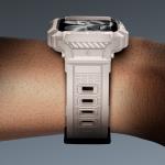 Curea Spigen Rugged Armor Pro V2 compatibila cu Apple Watch 10 / 11, 46mm, Bej 11 - lerato.ro