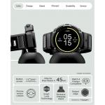 Carcasa Spigen Rugged Armor Pro V2 compatibila cu Google Pixel Watch 4, 45mm, Negru 21 - lerato.ro