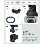 Carcasa Spigen Rugged Armor Pro V2 compatibila cu Google Pixel Watch 4, 45mm, Negru 25 - lerato.ro