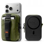 Geanta universala Spigen TintapZip cu MagSafe, Protectie RFID, Olive 18 - lerato.ro