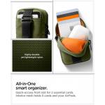 Geanta universala Spigen TintapZip cu MagSafe, Protectie RFID, Olive 11 - lerato.ro