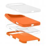 Husa Spigen Silicone Fit cu MagSafe compatibila cu iPhone 17 Pro Max, Portocaliu 17 - lerato.ro
