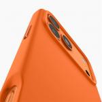 Husa Spigen Silicone Fit cu MagSafe compatibila cu iPhone 17 Pro, Portocaliu 13 - lerato.ro
