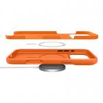 Husa Spigen Silicone Fit cu MagSafe compatibila cu iPhone 17 Pro, Portocaliu 6 - lerato.ro