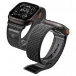 Curea din nylon Spigen Athlex Air 2 compatibila cu Apple Watch 44/45/46/49mm, Negru 11 - lerato.ro