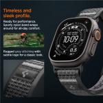 Curea din nylon Spigen Athlex Air 2 compatibila cu Apple Watch 44/45/46/49mm, Negru 15 - lerato.ro