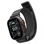 Curea din nylon Spigen Athlex Air 2 compatibila cu Apple Watch 44/45/46/49mm, Negru 17 - lerato.ro