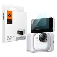 Camere video/foto si accesorii, Set 2 folii sticla securizata display Spigen Glas.tR Slim pentru camera video sport Insta360 Go Ultra, Transparent, lerato.ro
