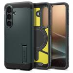 Carcasa Spigen Tough Armor Mag cu MagSafe compatibila cu Samsung Galaxy S26 Plus, Abyss Green 4 - lerato.ro