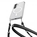 Carcasa Spigen Ultra Hybrid Mag cu MagSafe compatibila cu Samsung Galaxy S26 Plus, Transparent / Alb 4 - lerato.ro