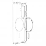 Carcasa Spigen Ultra Hybrid Mag cu MagSafe compatibila cu Samsung Galaxy S26, Transparent / Alb 6 - lerato.ro