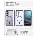 Carcasa Spigen Ultra Hybrid Mag cu MagSafe compatibila cu Samsung Galaxy S26, Transparent / Mov 8 - lerato.ro