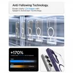 Carcasa Spigen Ultra Hybrid Mag cu MagSafe compatibila cu Samsung Galaxy S26, Transparent / Mov 9 - lerato.ro