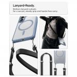 Carcasa Spigen Ultra Hybrid Mag cu MagSafe compatibila cu Samsung Galaxy S26, Transparent / Albastru 14 - lerato.ro