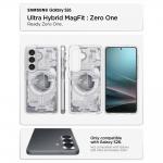 Carcasa Spigen Ultra Hybrid Mag cu MagSafe compatibila cu Samsung Galaxy S26, Zero One White 8 - lerato.ro